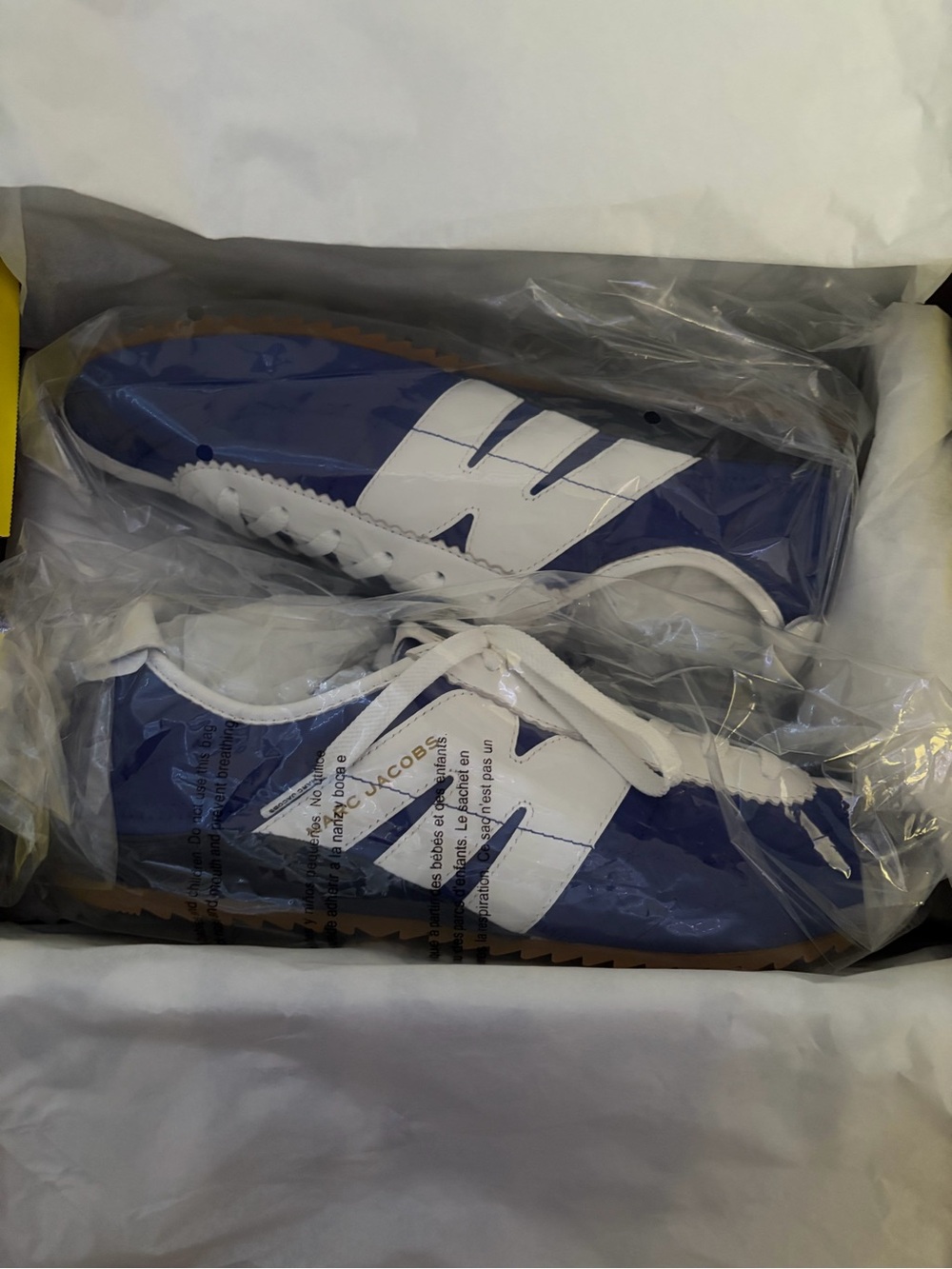 Marc Jacobs Blue and White Men Sneakers
